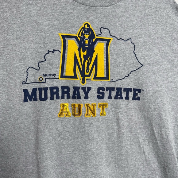 Murray State University Aunt Graphic T-Shirt | Gray | Size L - Picture 2 of 5